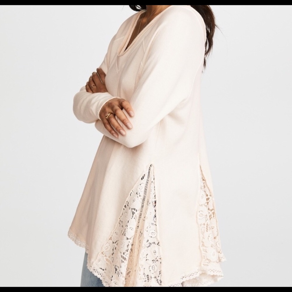 Free People No Frills Pullover Sweatshirt